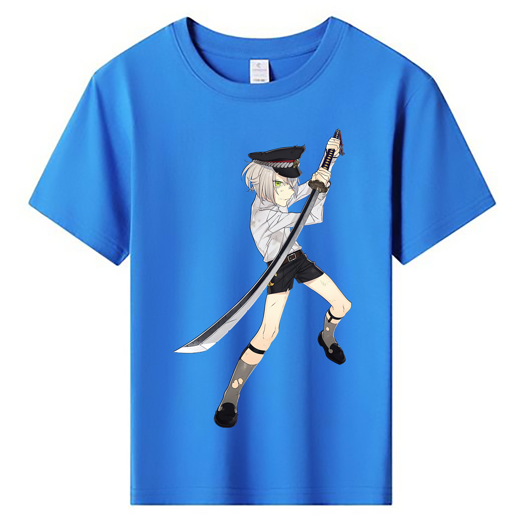 （画像用） 刀剣乱舞 Touken Ranbu 綿100％キッズTシャツ（フロントプリント）